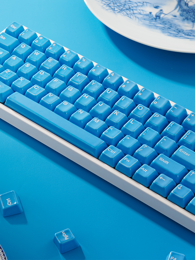 Cerakey 113키 Ceramic Keycaps 세라키 도자기 세라믹 키캡 블랙 - 상세 이미지 3