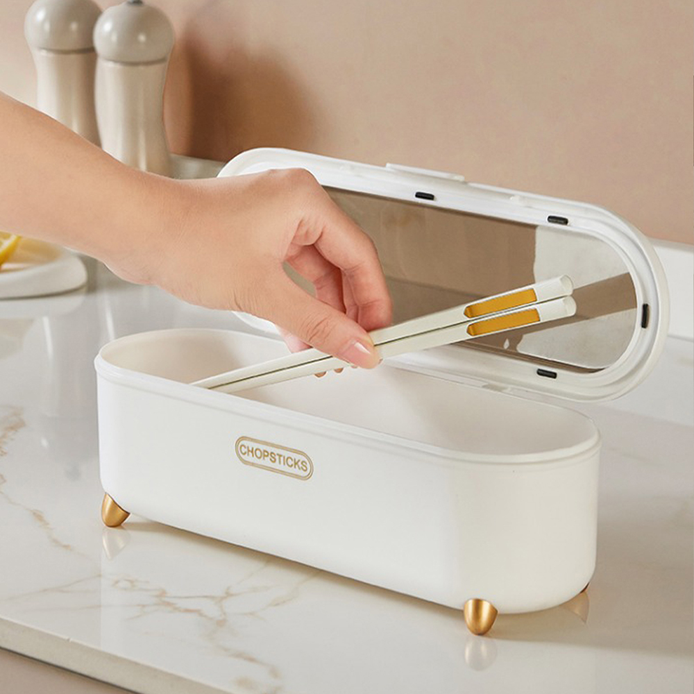 심플 수저정리함 물빠짐 수저보관함 뚜껑 숟가락통 서랍 주방수납 젓가락