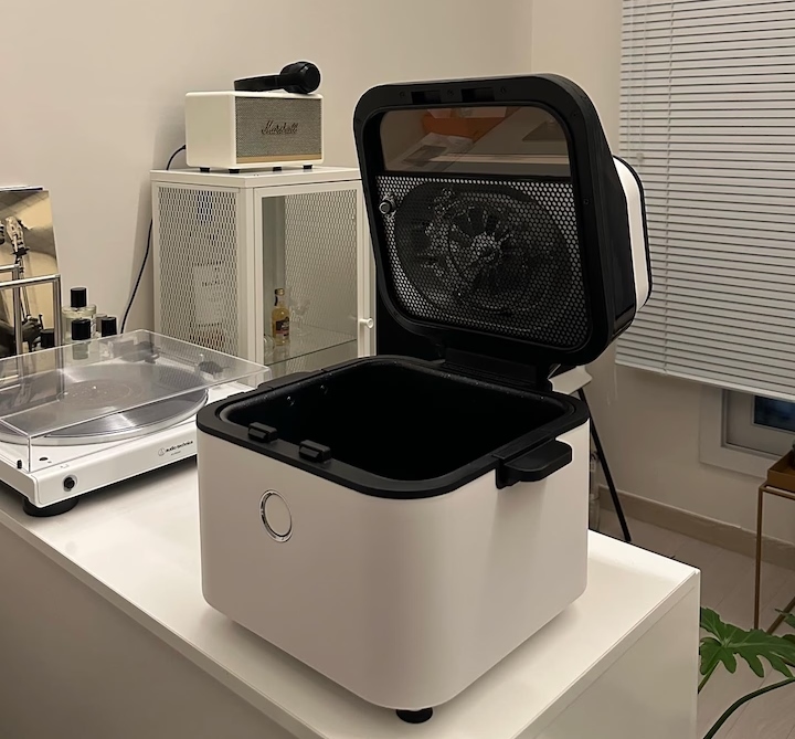 스팀 에어프라이어 디지털화면 에어프라이기 오븐 형 유리 에어후라이기 트레이더스 까르페