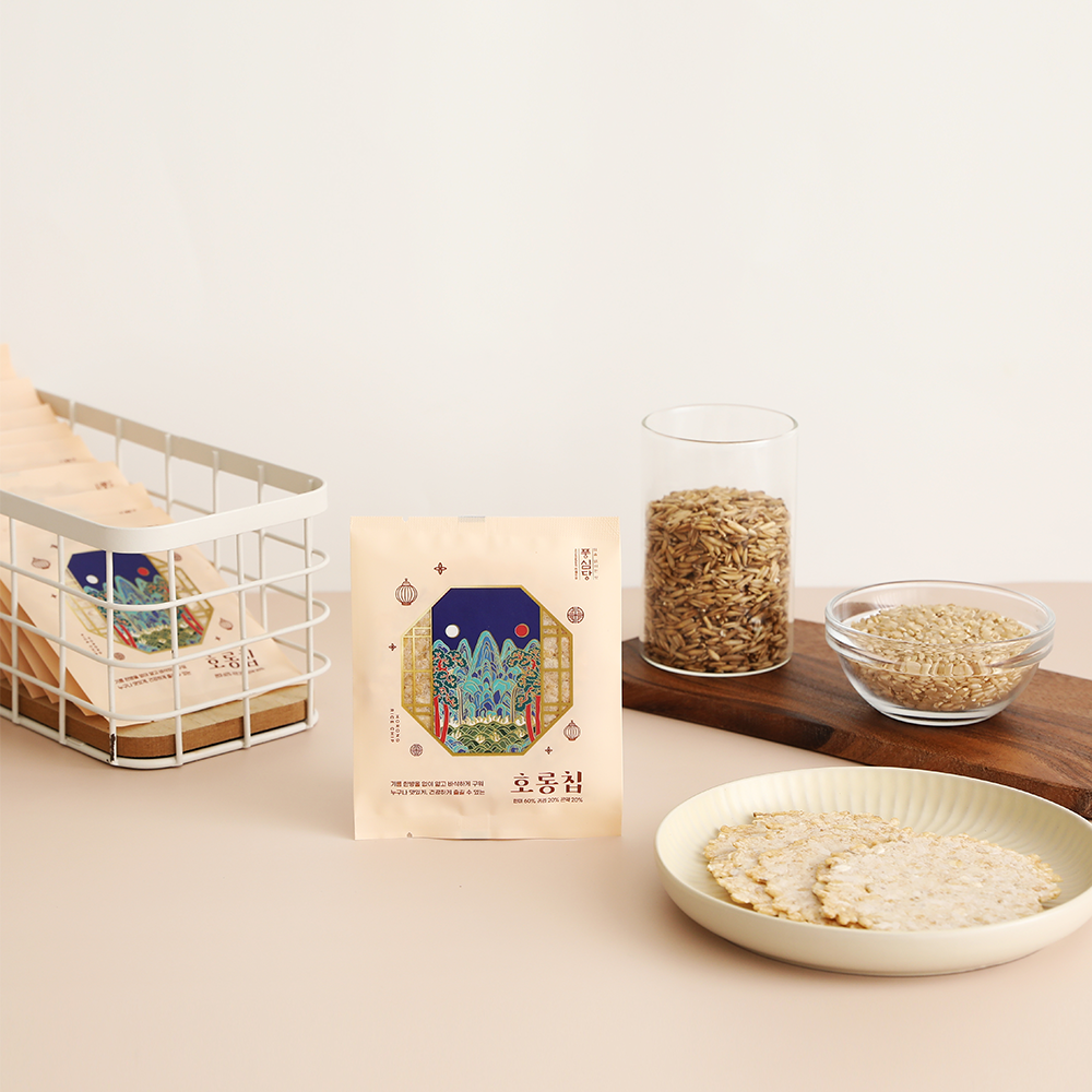 풍심당 호롱칩 귀리 곤약 현미 누룽지 과자 칩, 옛날과자, 쌀과자, 사무실간식 이미지 2