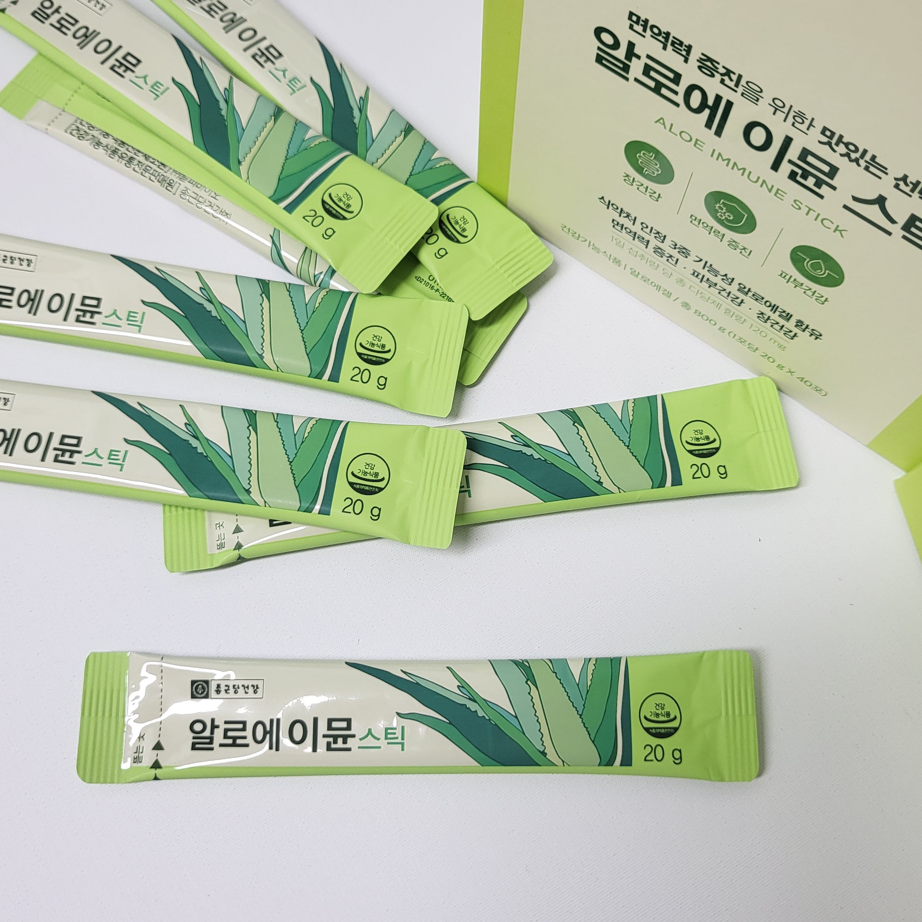 종근당 이뮨스틱 알로에스틱 20gx40포 코스트코 영양제 - 상세 이미지 3