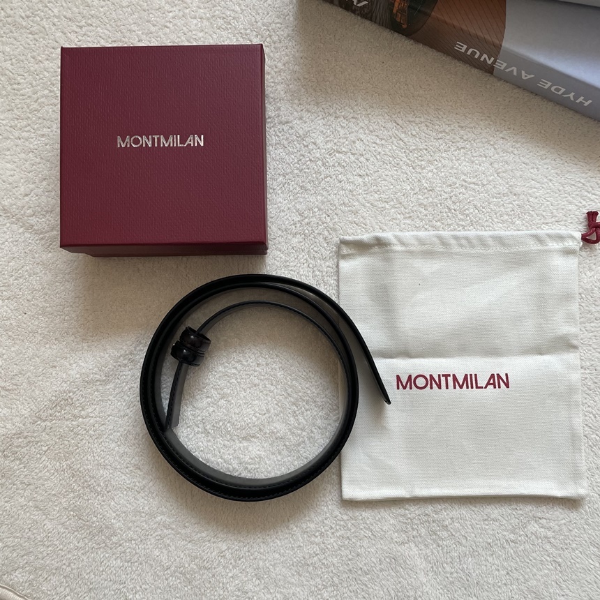 남성 가죽벨트끈 소가죽 명품 허리띠 정장 교체용 호환 30/35mm U자형 - 메인 이미지
