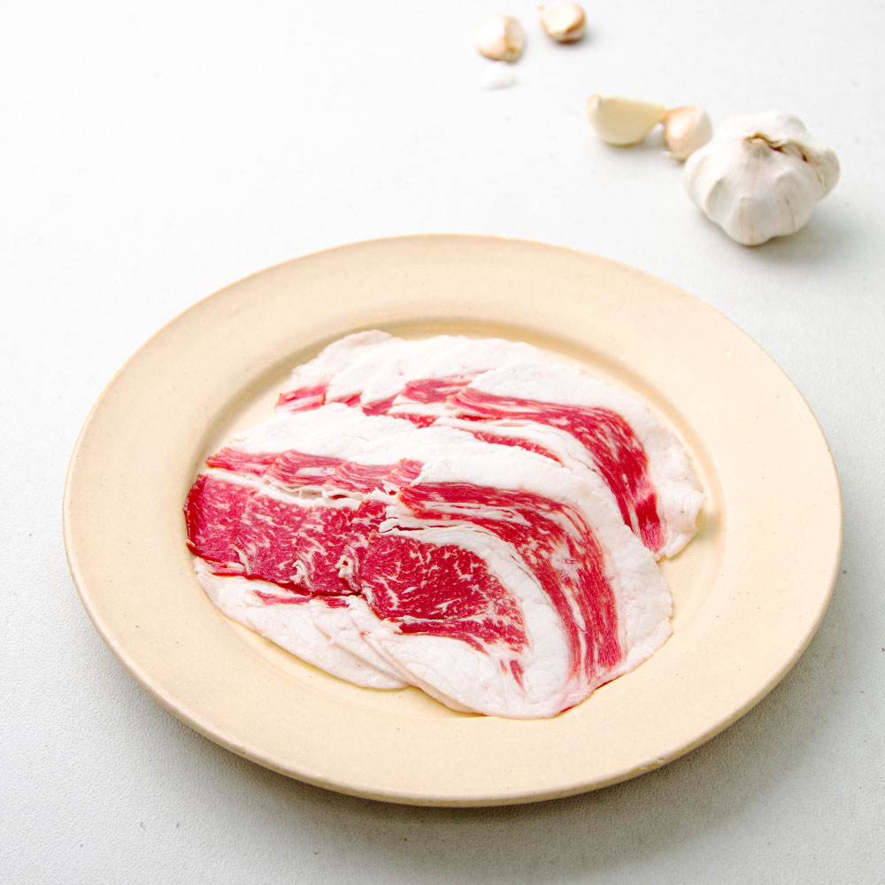 국내산 소고기 차돌박이 200g 냉동[소고기구이 요리 샤브샤브고기 캠핑음식]