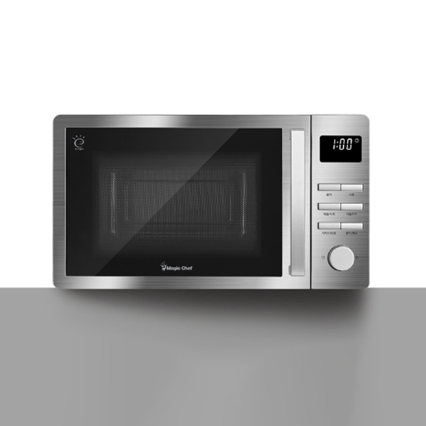 매직쉐프 무회전 전자레인지 25L 대용량 업소용 편의점 올스텐 플랫 전자렌지 WC2