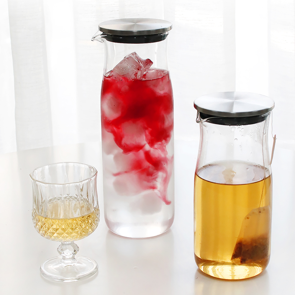델리 카페 식당 내열유리 냉장고 물병 1000ml - 상세 이미지 5