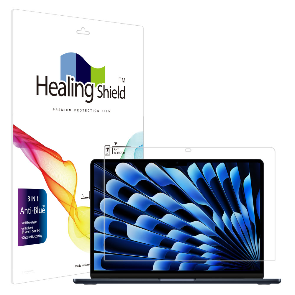 맥북에어 M3 2024 13 블루라이트차단 액정보호필름 - 상품 이미지