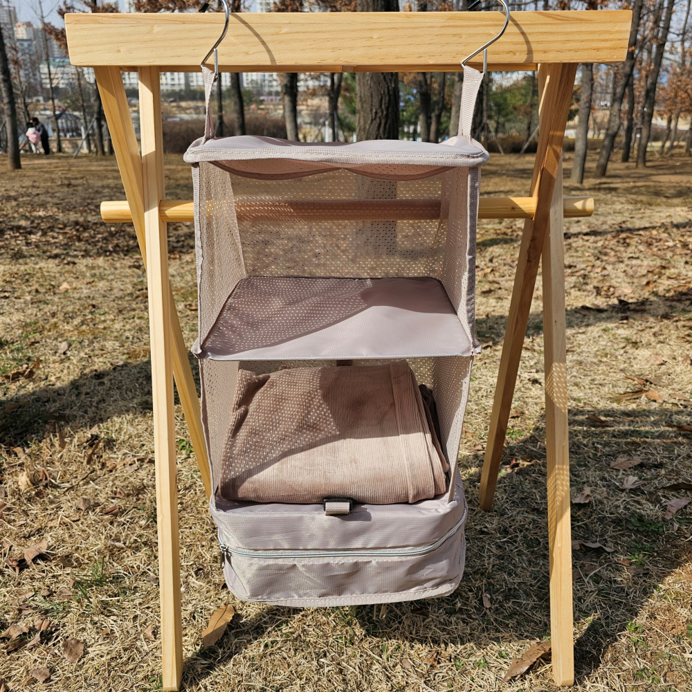 스타트오프 캠핑 옷걸이 행어 수납 파우치