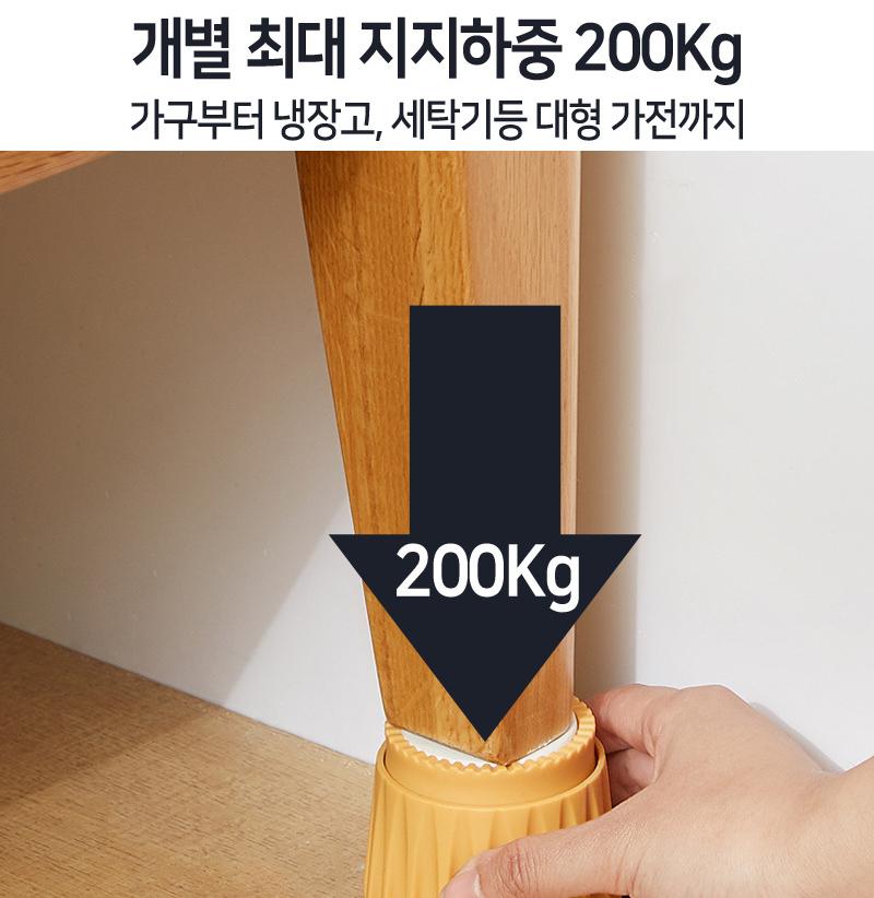 가구 높이조절 높낮이 조절다리 가구키높이 소형 이미지 8