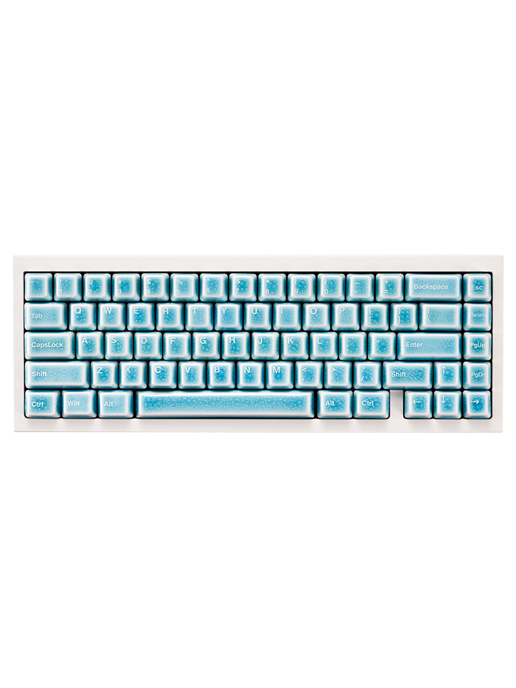 Cerakey 113키 Ceramic Keycaps 세라키 도자기 세라믹 키캡 블랙 - 상세 이미지 5