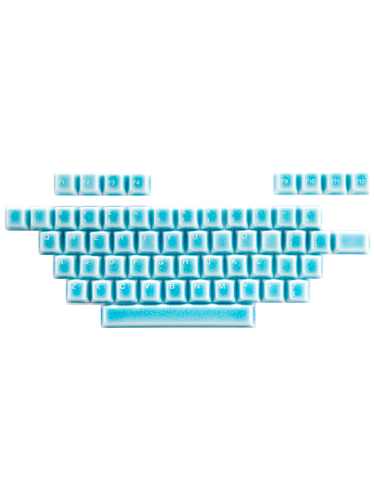 Cerakey 세라키 키캡 도자기 세라믹 키캡 A세트 Ceramic Keycaps 화이트 영문각인 - 상세 이미지 5