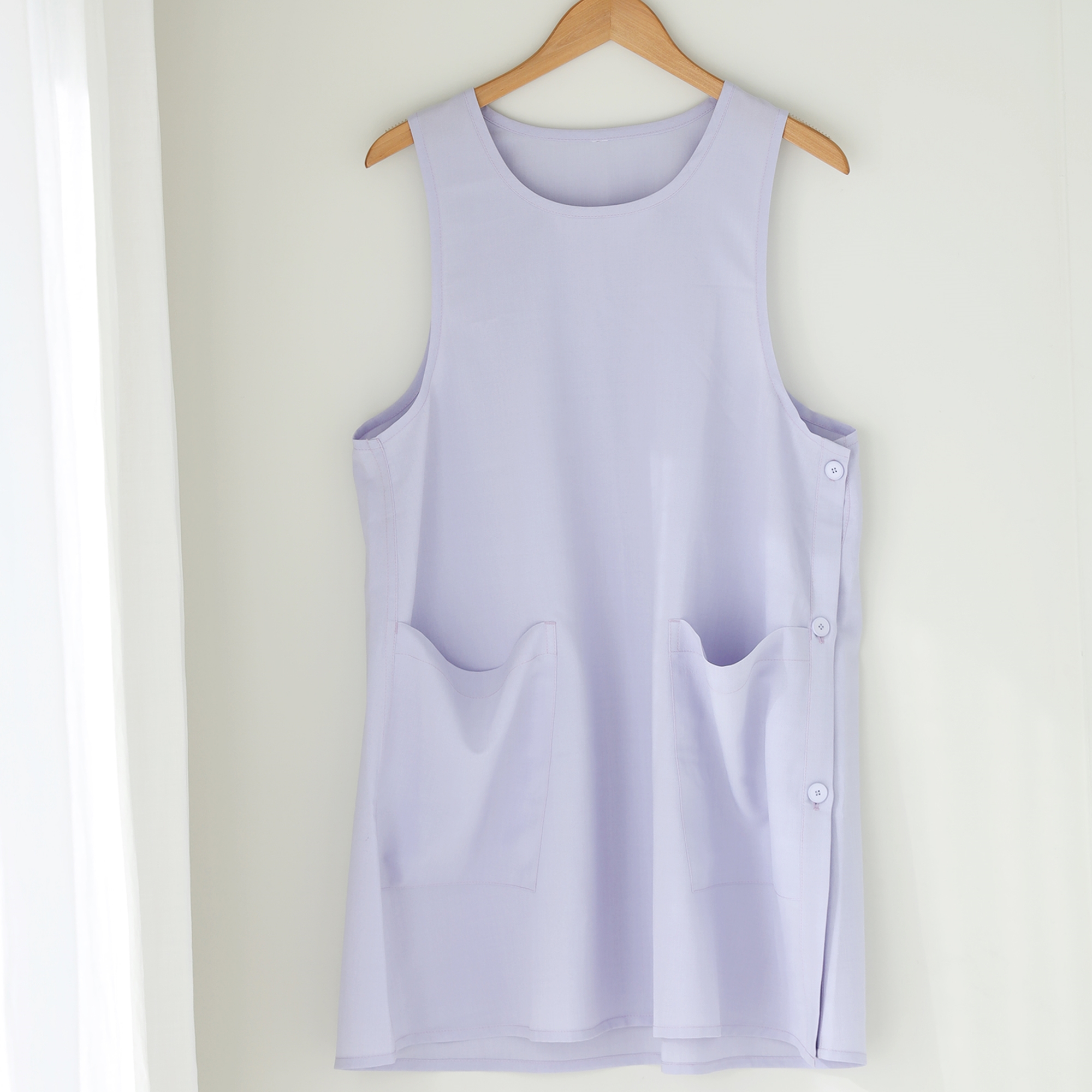 [미소쌤] 솜사탕 앞치마 어린이집 카페 미용 보육교사 빅사이즈 유치원