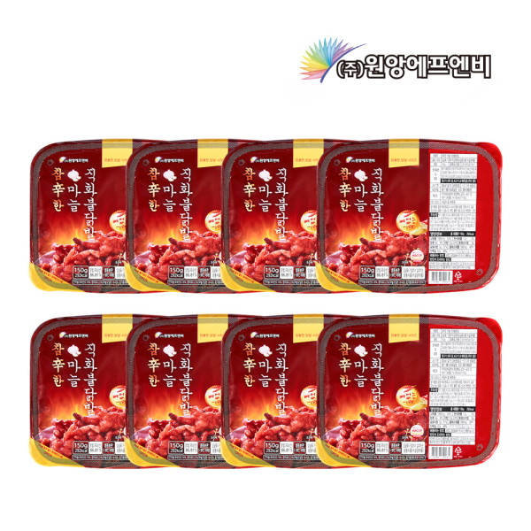 [원앙에프앤비] 원앙 참신한 마늘불닭발 150g X 8팩 : 롯데홈쇼핑.