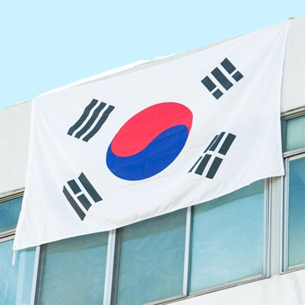 초대형 태극기 2호 306x204 대형 고급 파는곳 국가 행사 경기 행사용 삼일절 국기 - 상품 이미지