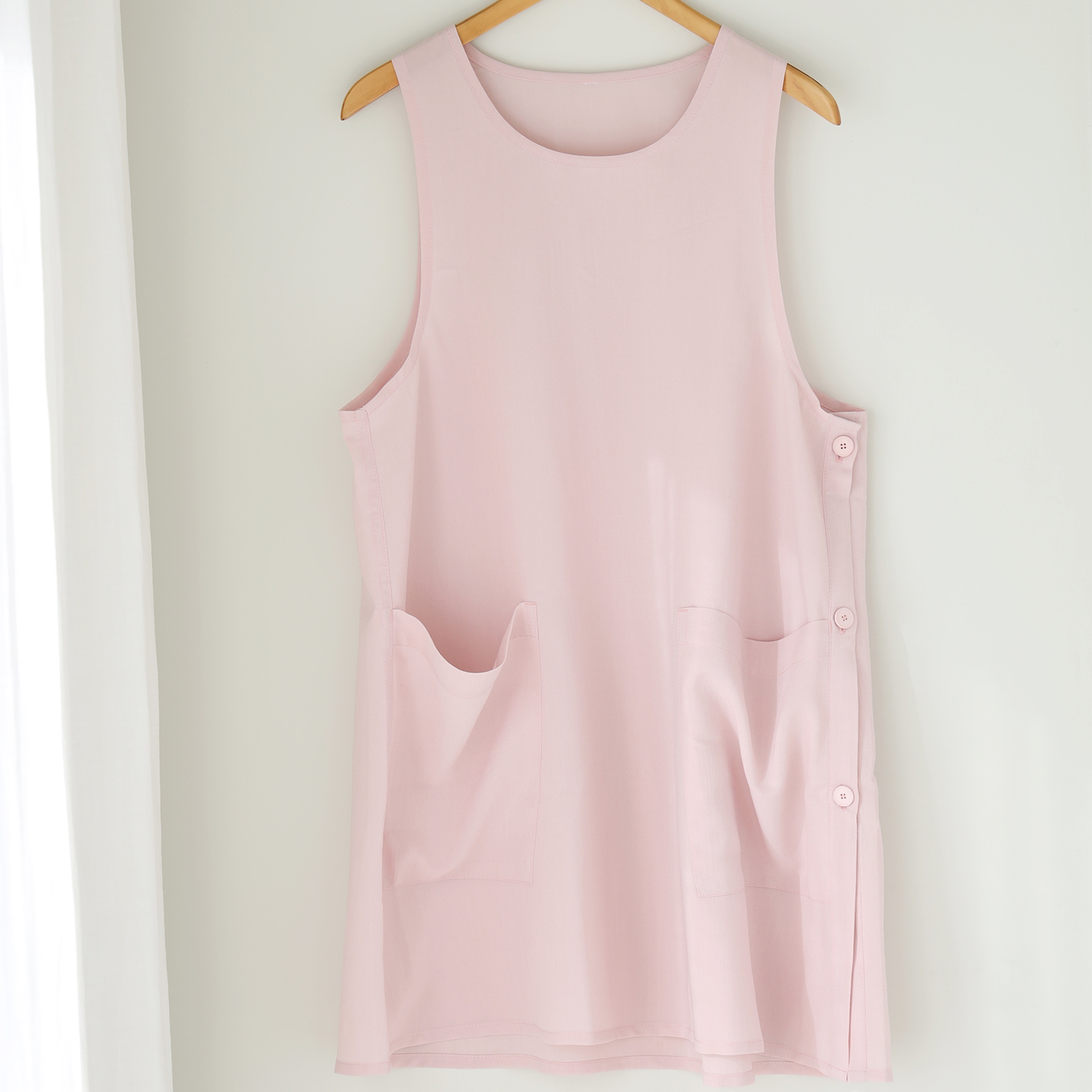 [미소쌤] 솜사탕 앞치마 어린이집 카페 미용 보육교사 빅사이즈 유치원