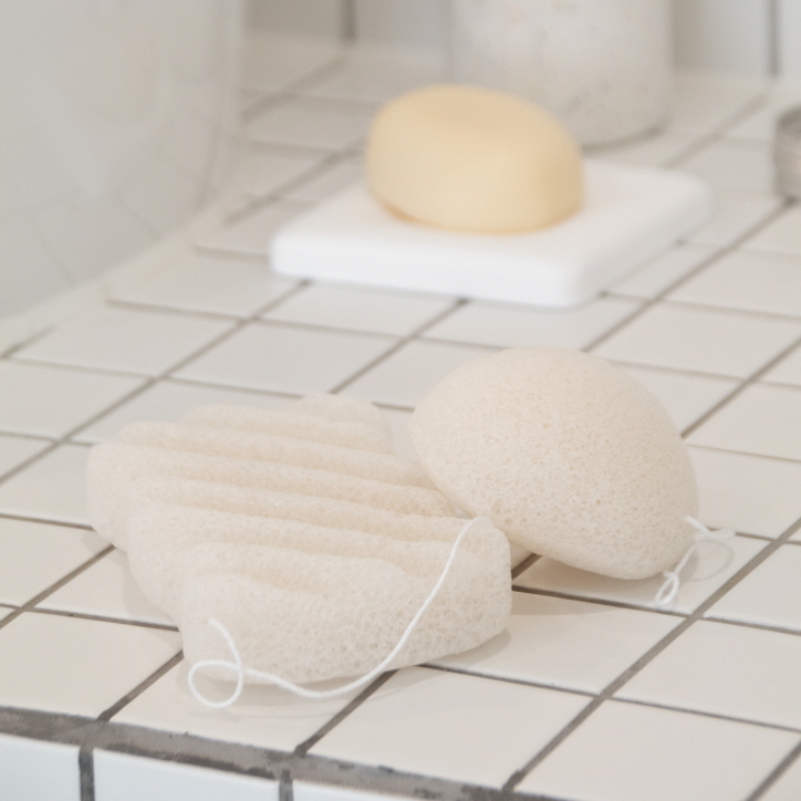 에코앤드 순식물성 곤약 바디 목욕 스펀지