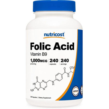 [해외]뉴트리코스트 B9 비타민 엽산 1000mcg 240정