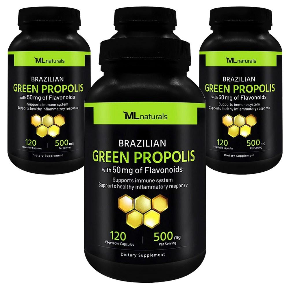 마이라이프내추럴스 프로폴리스 브라질리언 그린 500mg 4개 120정 로우허니 : 웰니스 플래닛