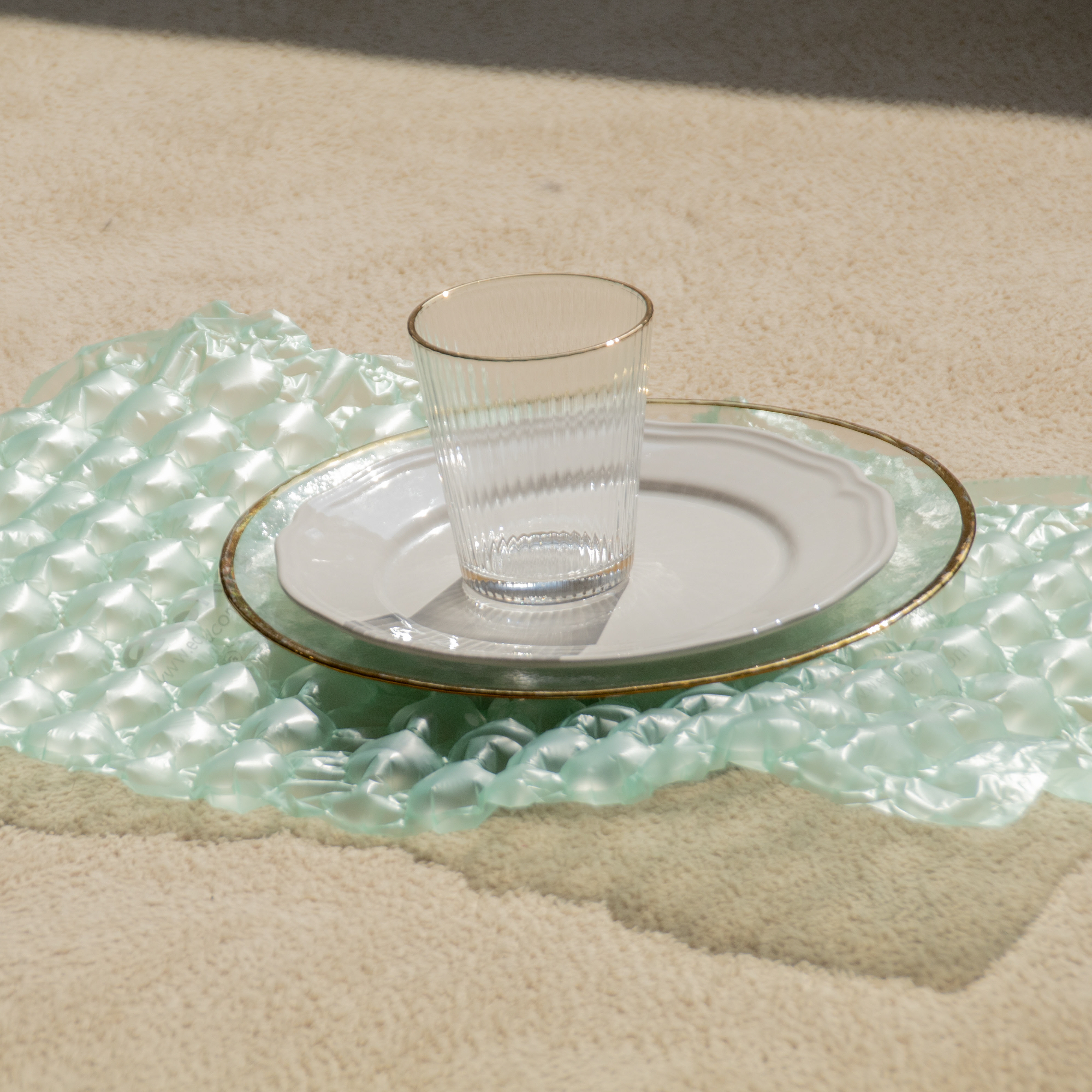 에코 택배 에어캡 뽁뽁이 포장용 완충재 에어쿠션 매트형