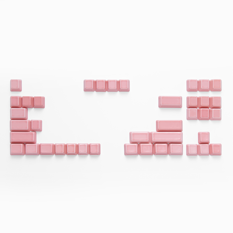 Cerakey 세라키 키캡 도자기 세라믹 키캡 B세트 Ceramic Keycaps 화이트 영어각인 - 상세 이미지 2