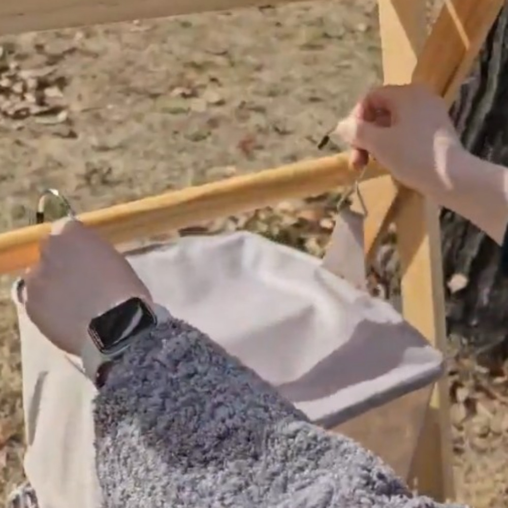 스타트오프 캠핑 옷걸이 행어 수납 파우치