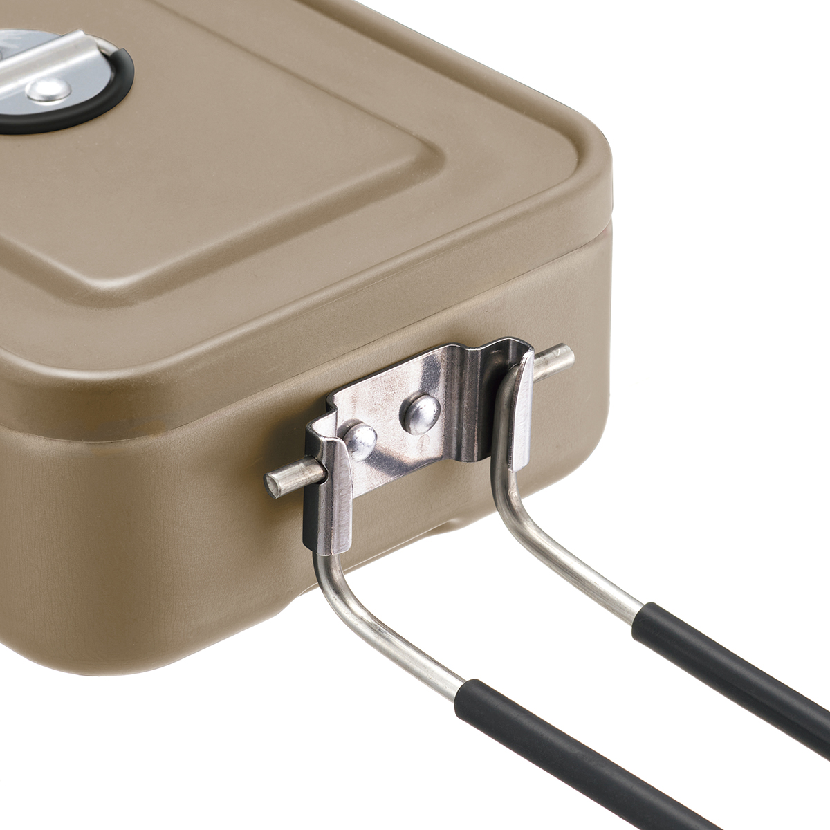 로고스 컬러 메스틴 캠핑반합 베이지 사각반합 백패킹 등산 휴대용 경량 코펠 1-2인용