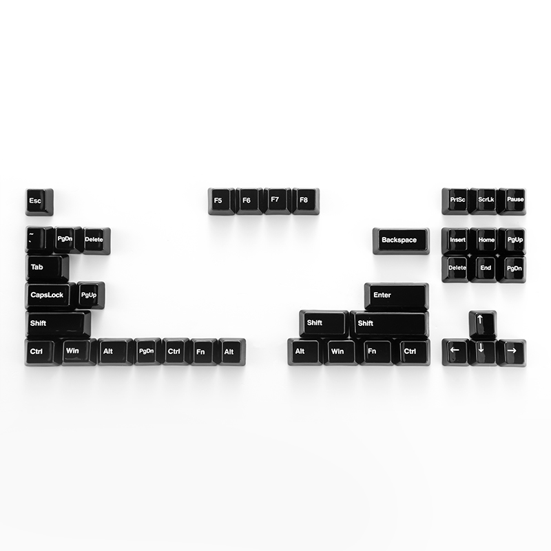 Cerakey 세라키 키캡 도자기 세라믹 키캡 B세트 Ceramic Keycaps 화이트 영어각인 - 상세 이미지 5