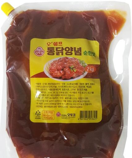 통닭양념(순한맛) 오뚜기 2kg 실온 : 식재온