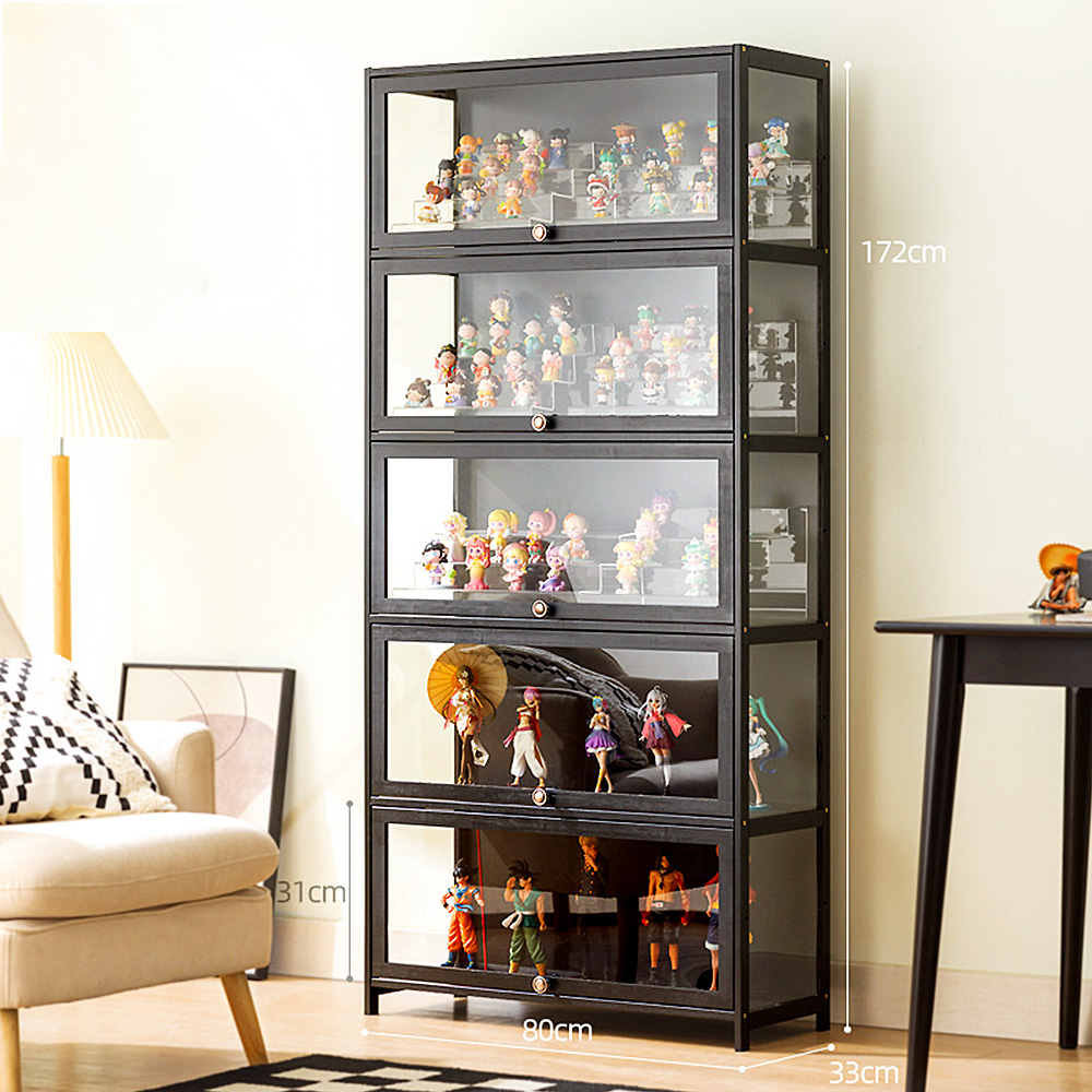 피규어 진열장 장식장 레고 진열대 건담 보관함 전시장 5단