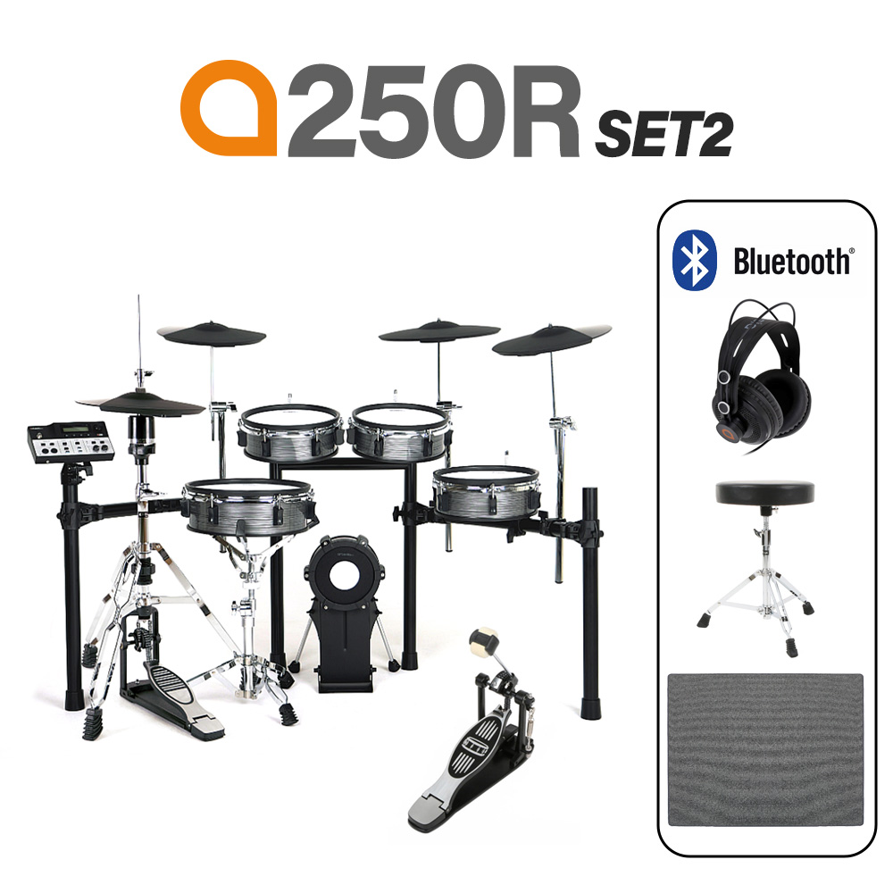 Artesia Pro 아르테시아 전자드럼 A250R SET2 올메쉬 리얼하이햇 풀패키지 고급형 - 상세 이미지 2
