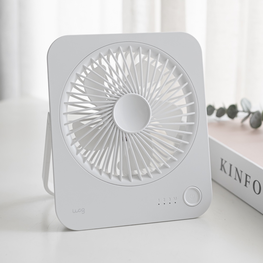 탁상용선풍기 책상용 책상선풍기 소형 무선 캠핑 얇은 네모 사각 스퀘어팬