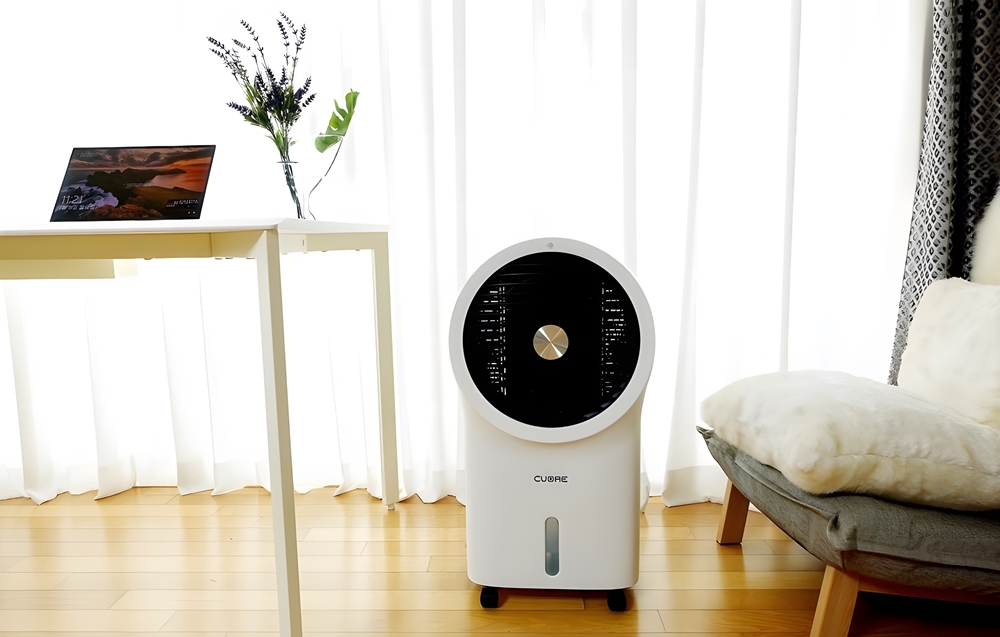 까르페 1구 냉풍기 쿠오레 에어쿨러 가정용 전기 얼음 선풍기 - 상세 이미지 5