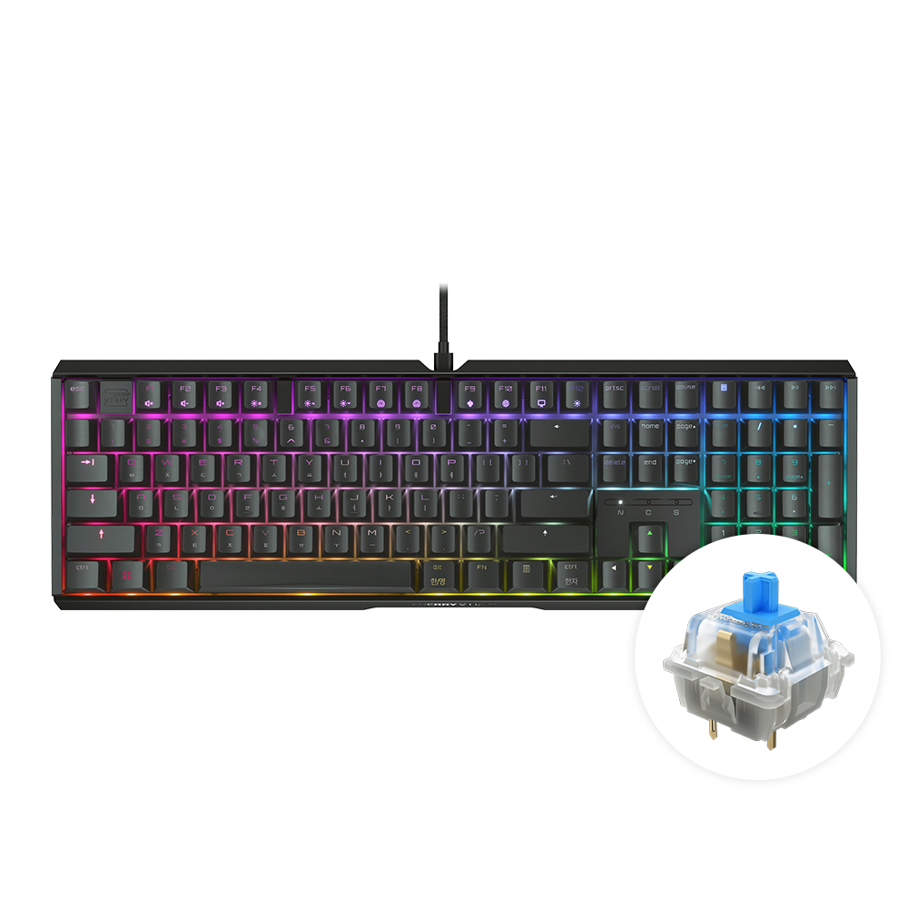 체리 MX 3.1 RGB 키보드 청축 키보드 사무용 키보드 저소음 기계식 키보드
