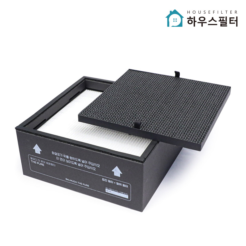 [호환] 발뮤다 더 퓨어 필터 세트 A01B-P100 A01B-WH GR 하우스필터 이미지 7