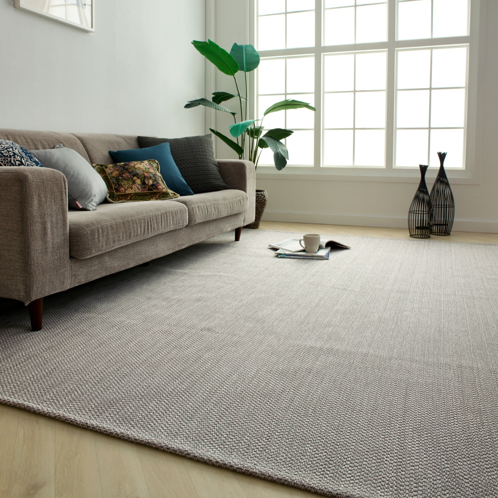 워셔블 거실 러그  방바닥매트 단모 러그 대형 150x200