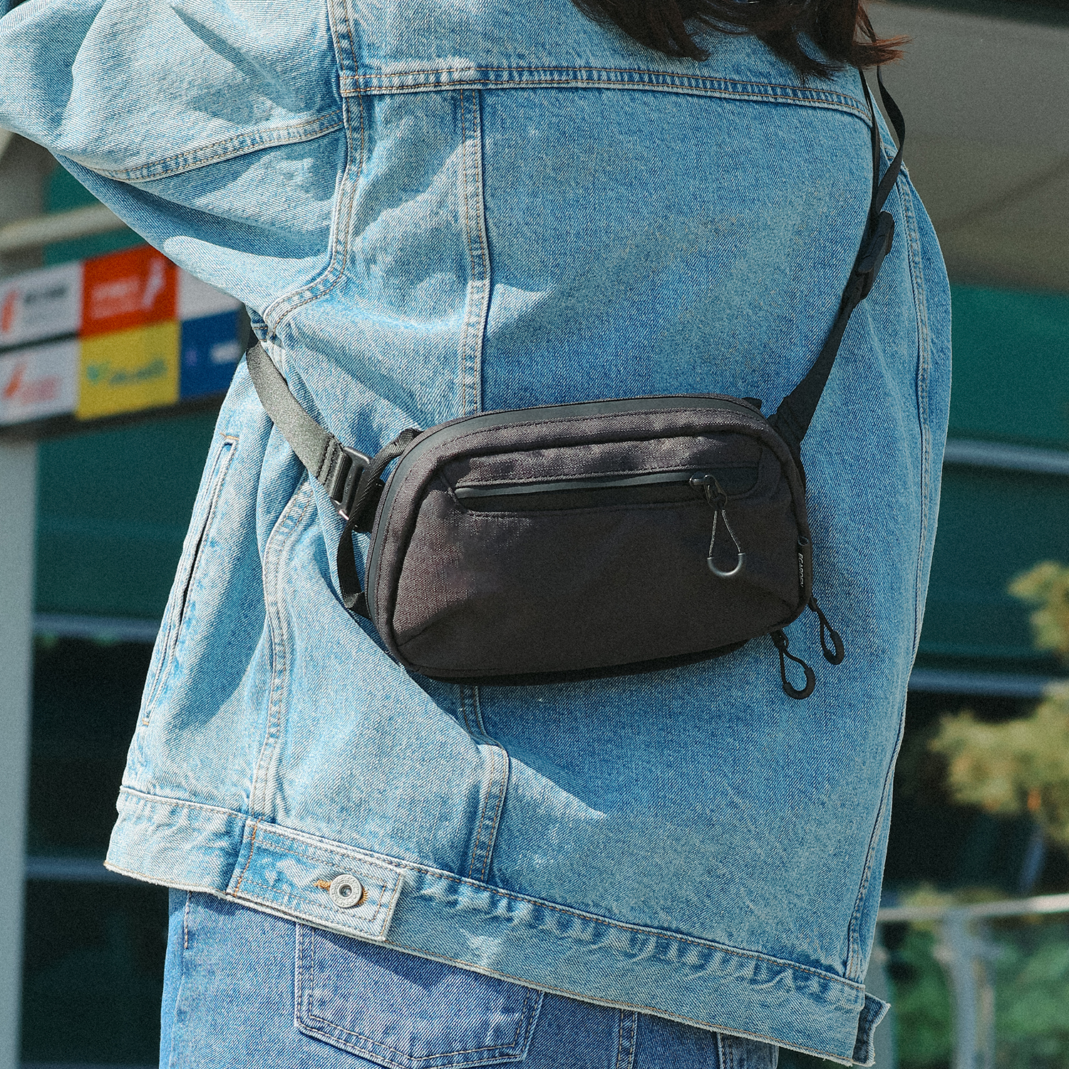 에가든 트래블러 여행용 슬링백 크로스백 힙색 멀티파우치