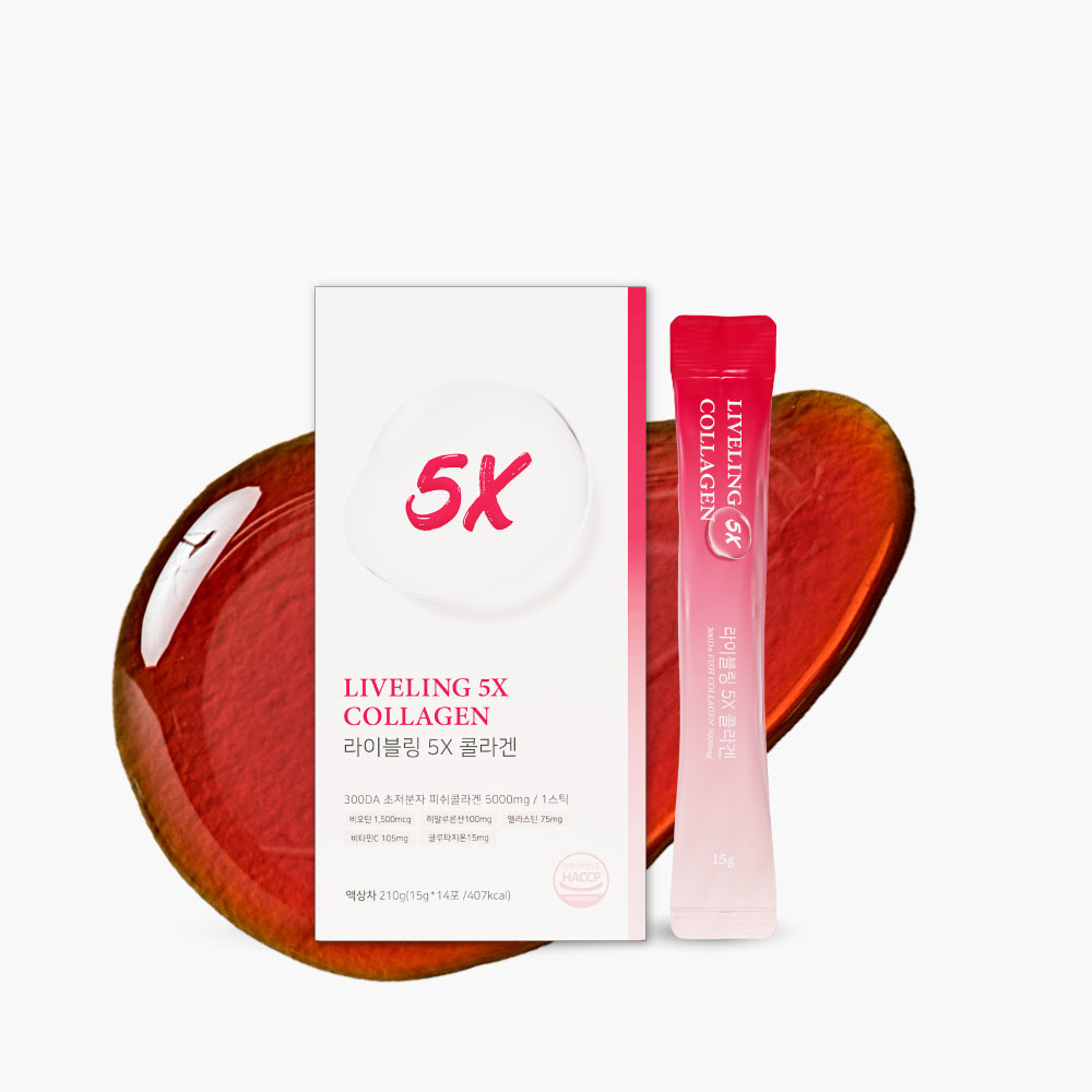 라이블링 5X 콜라겐 14포x1박스 - 메인 이미지