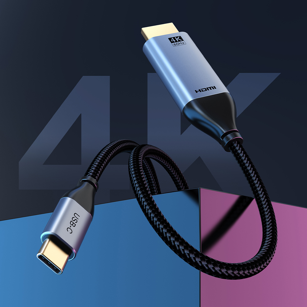 케이블타임 4K 60Hz C타입 HDMI 2.0 미러링 케이블 CC10 3m, 1개 - 상세 이미지 3
