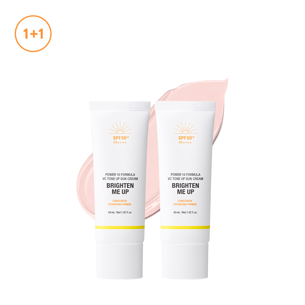 [1+1] 잇츠스킨 파워10 브이씨 톤업 선크림(잡티케어) 45ml [SPF50+ PA++++] - 상세 이미지 2