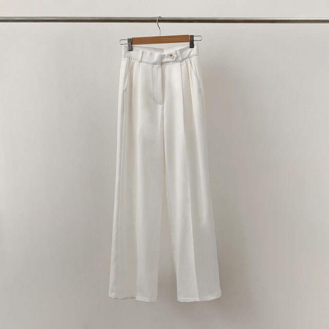 [S~2XL/숏,기본,롱] 리시 원버튼 포인트 유니크 빅와이드 트렌디 투핀턱 슬랙스 상세 이미지 74