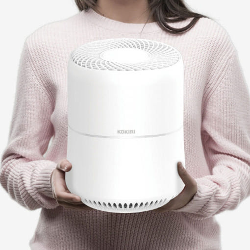 [코끼리 제로 공기청정기 실제 사용 모습]