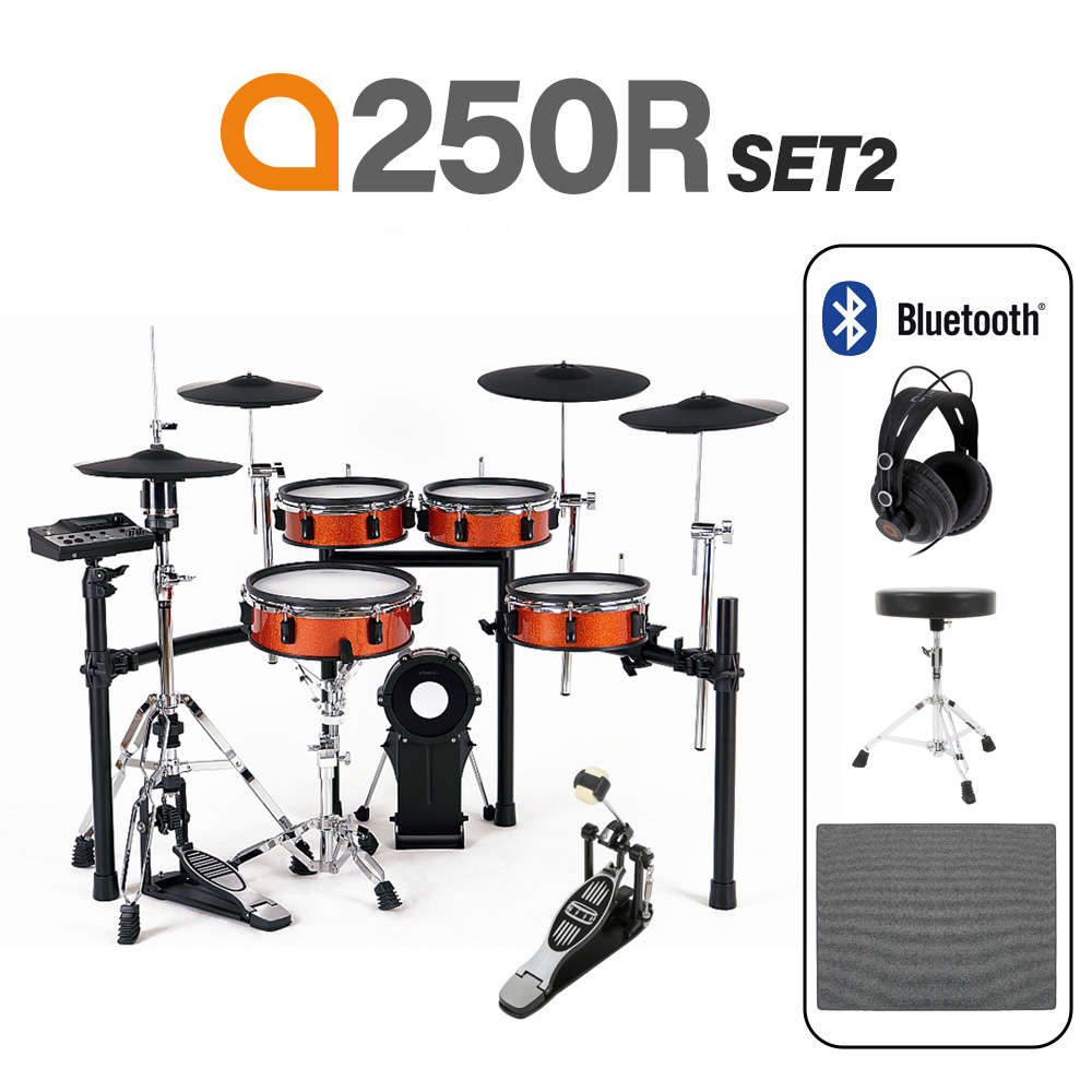 Artesia Pro 아르테시아 전자드럼 A250R SET2 올메쉬 리얼하이햇 풀패키지 고급형 - 메인 이미지