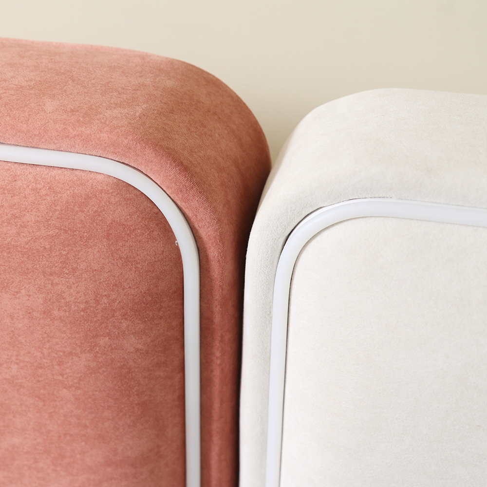 페라모 친환경 자재 갤럭시 패브릭 조명 데이베드 저상형 아기 패밀리 침대 프레임 슈퍼싱글+퀸(1500) 안전가드3개