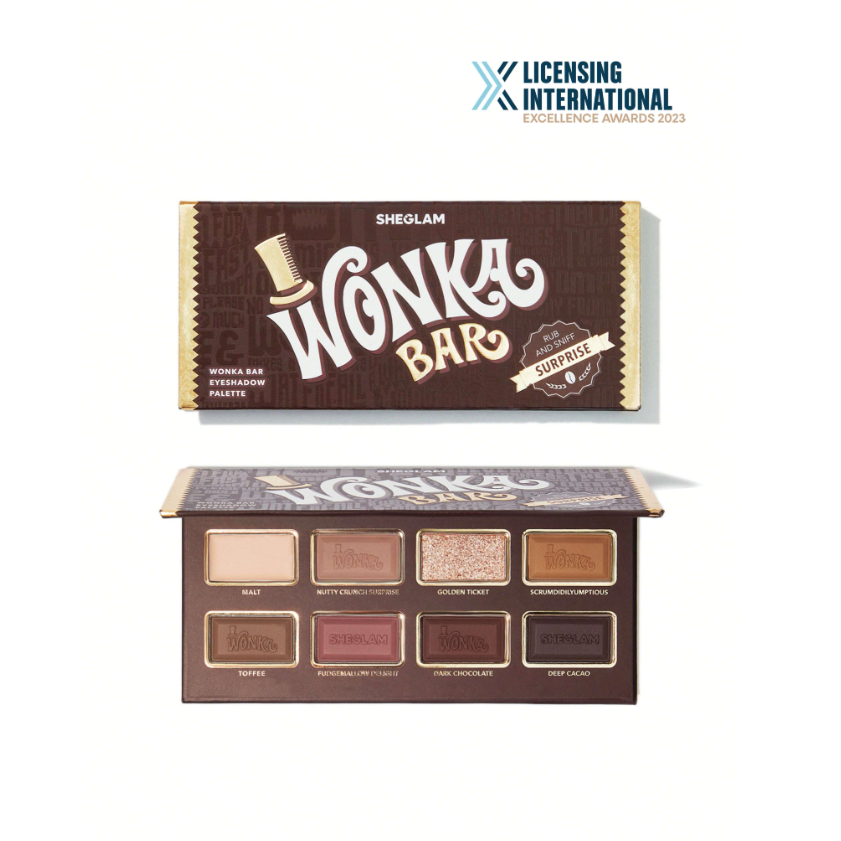 쉬글램 윌리웡카 콜라보 초콜릿 팔레트 sheglam willy wonka palette - 상품 이미지