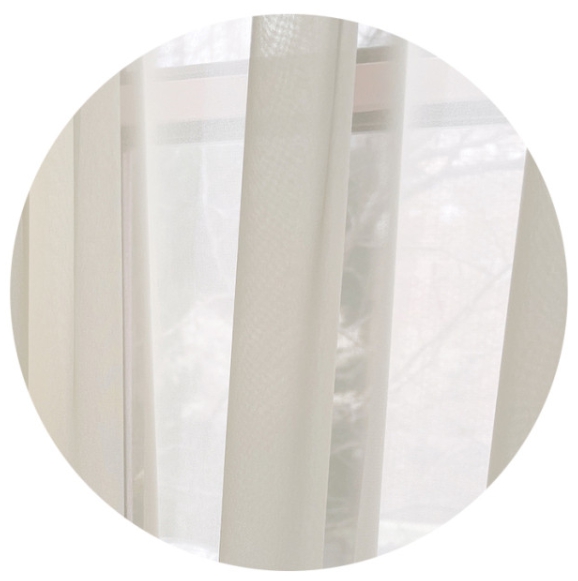 발레리나 쉬폰 속커튼 차르르 아이방 여아 남아 빈티지 레트로 아이보리