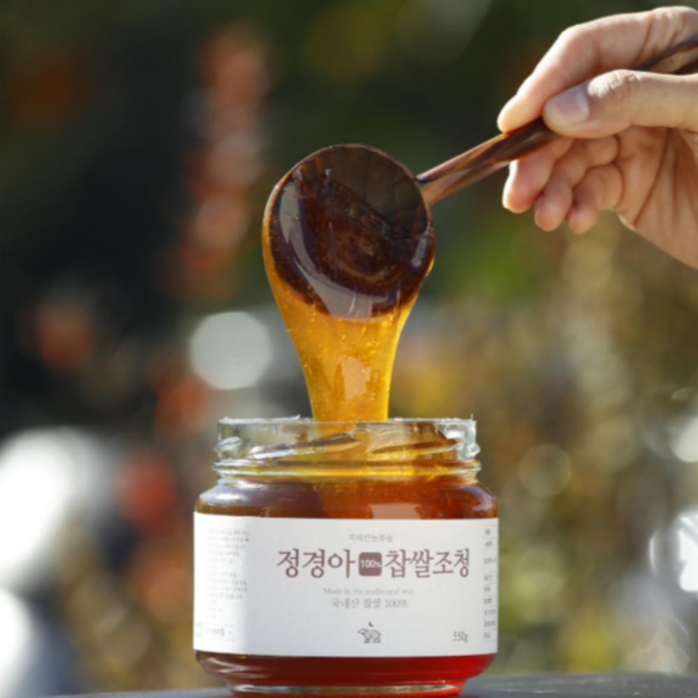 찹쌀조청 교이 비건 이유식재료 설탕 올리고당 대용 550g 1kg - 상품 이미지