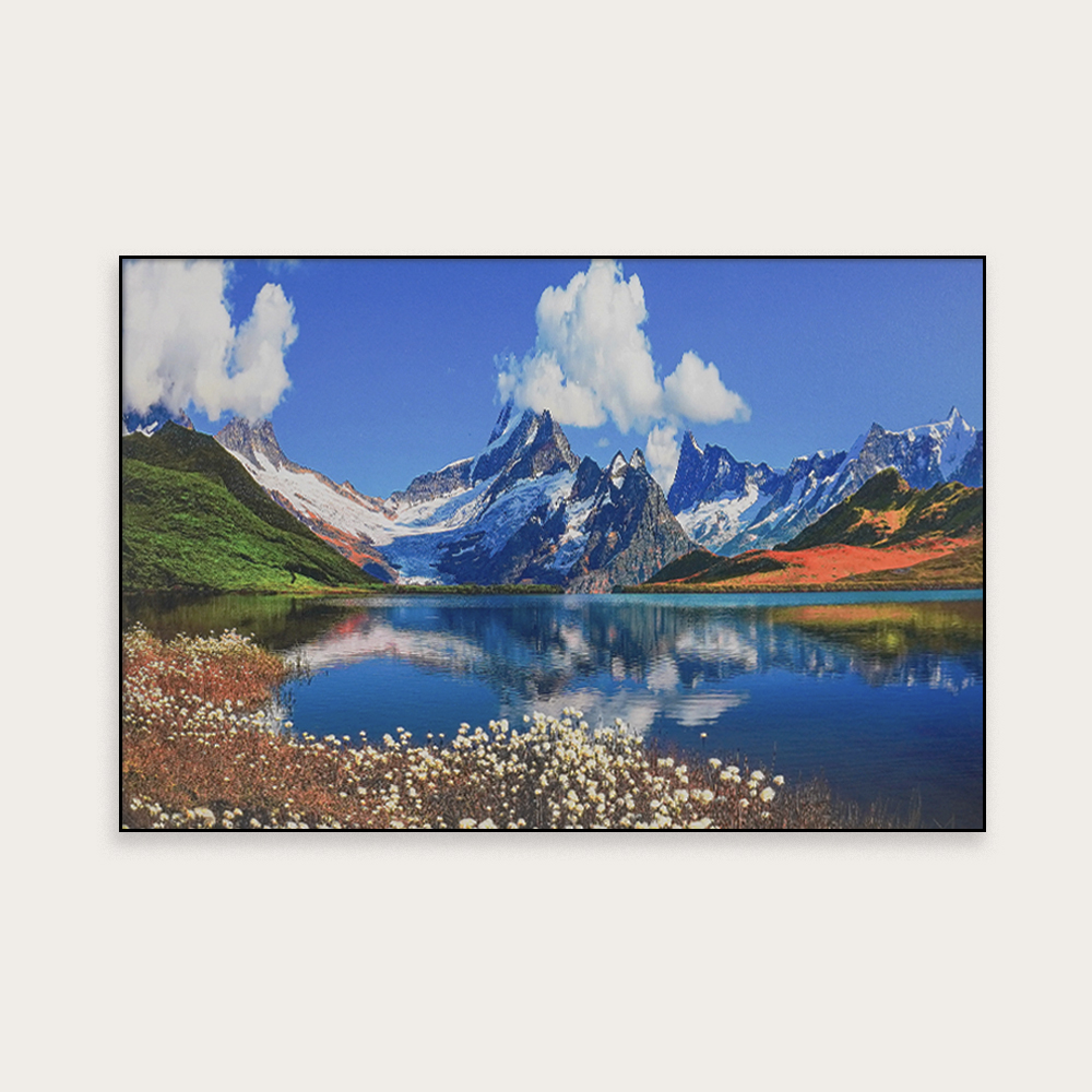 그림 인테리어 액자 바흐 알프제 호수 60X90 (kisn087) - 상품 이미지