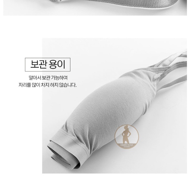 편안한 스포츠 브라 심리스 노와이어 브래지어 기능성 필라테스 속옷 - 상세 이미지 2