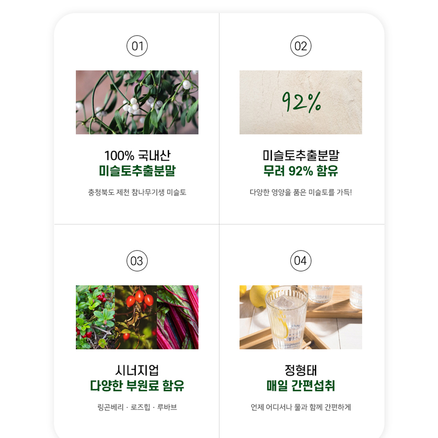 미슬토 추출물 맥스 겨우살이 국내산 100% 참나무 미슬토렉틴 ML 함유 정 - 상세 이미지 3