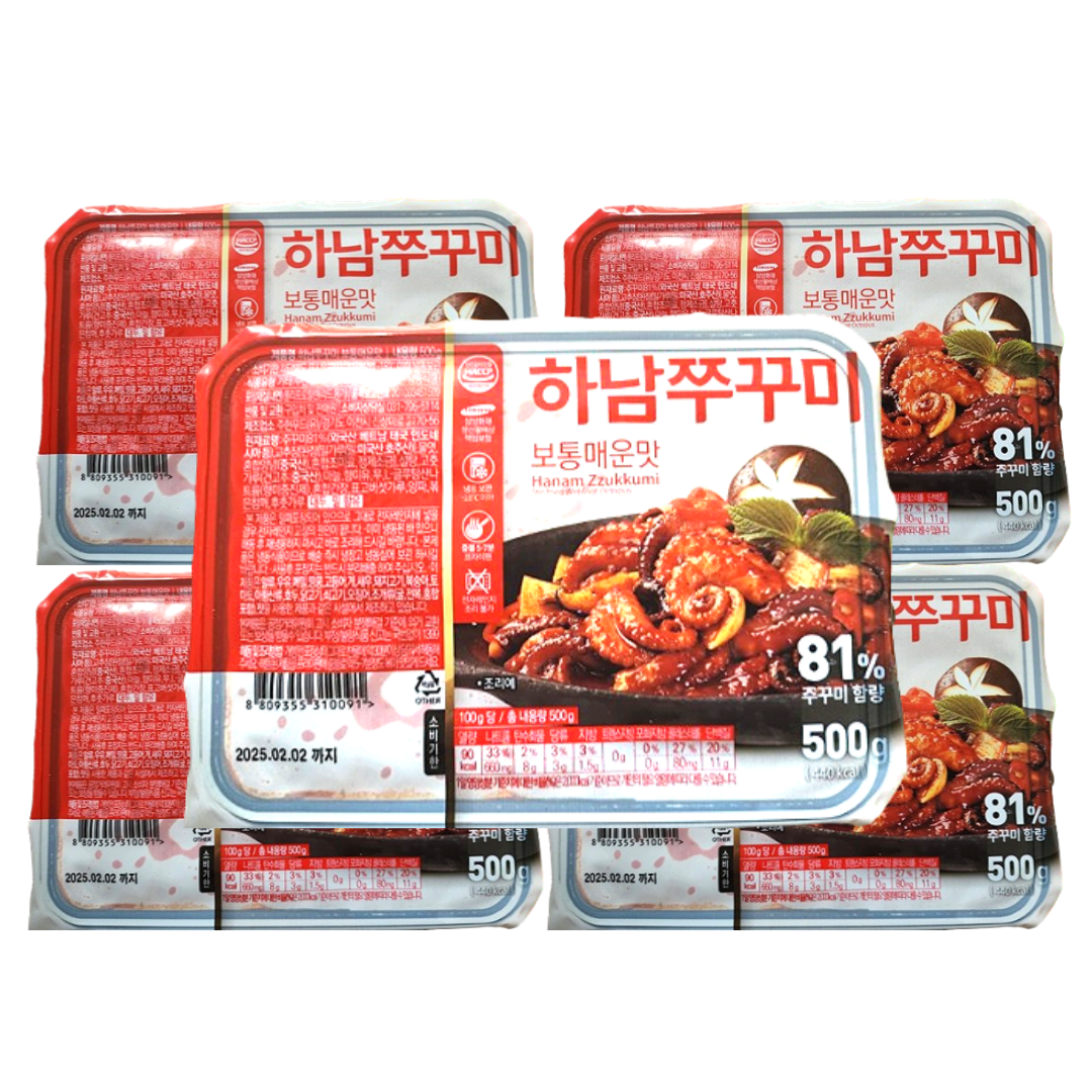 하남쭈꾸미 500g 보통매운맛 5팩 : 다랑마트