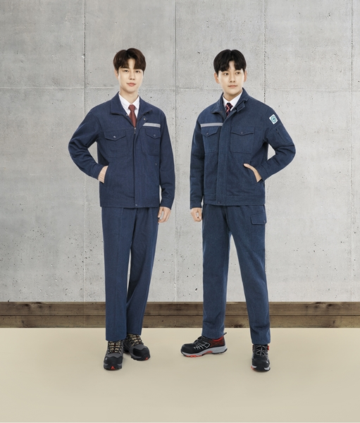 에이스  청작업복 추동용접복 작업복 상 의 M~4XL ACE-1018 : 신성라인